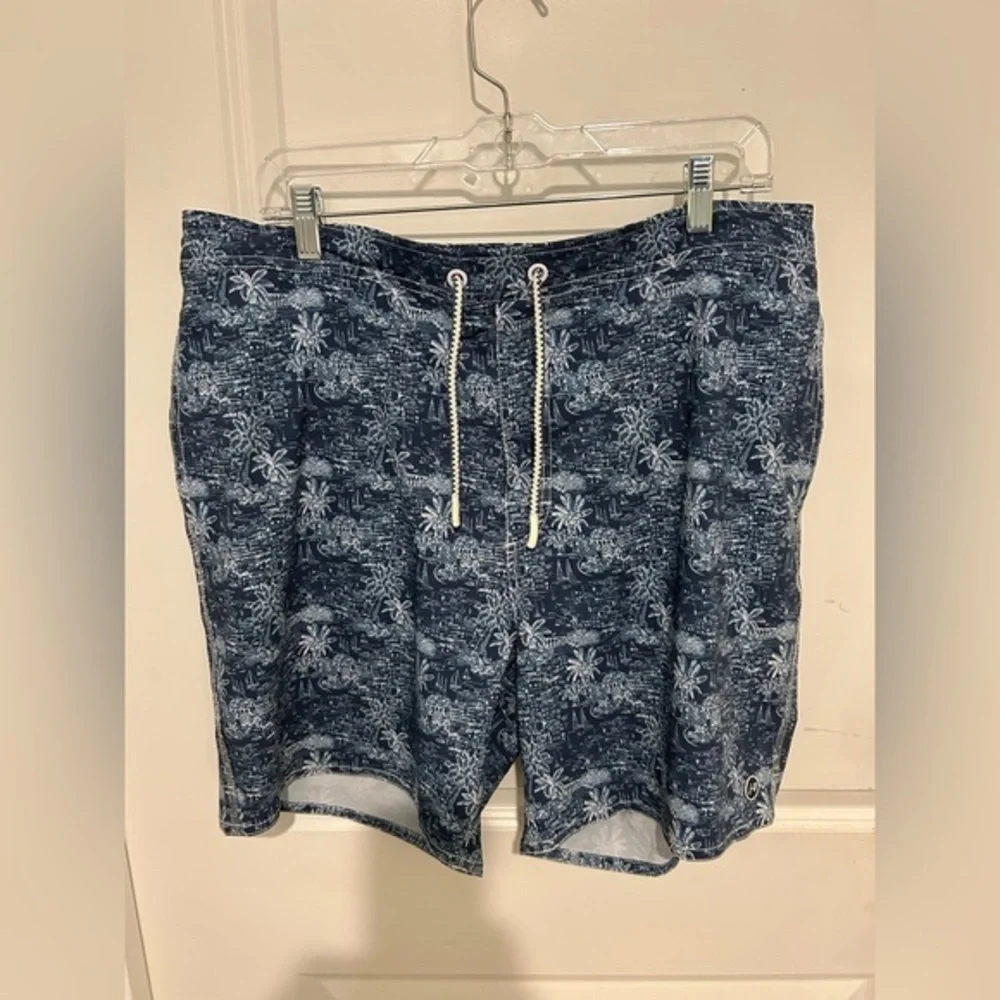 johnnie-O Blue Board Shorts. Size XL